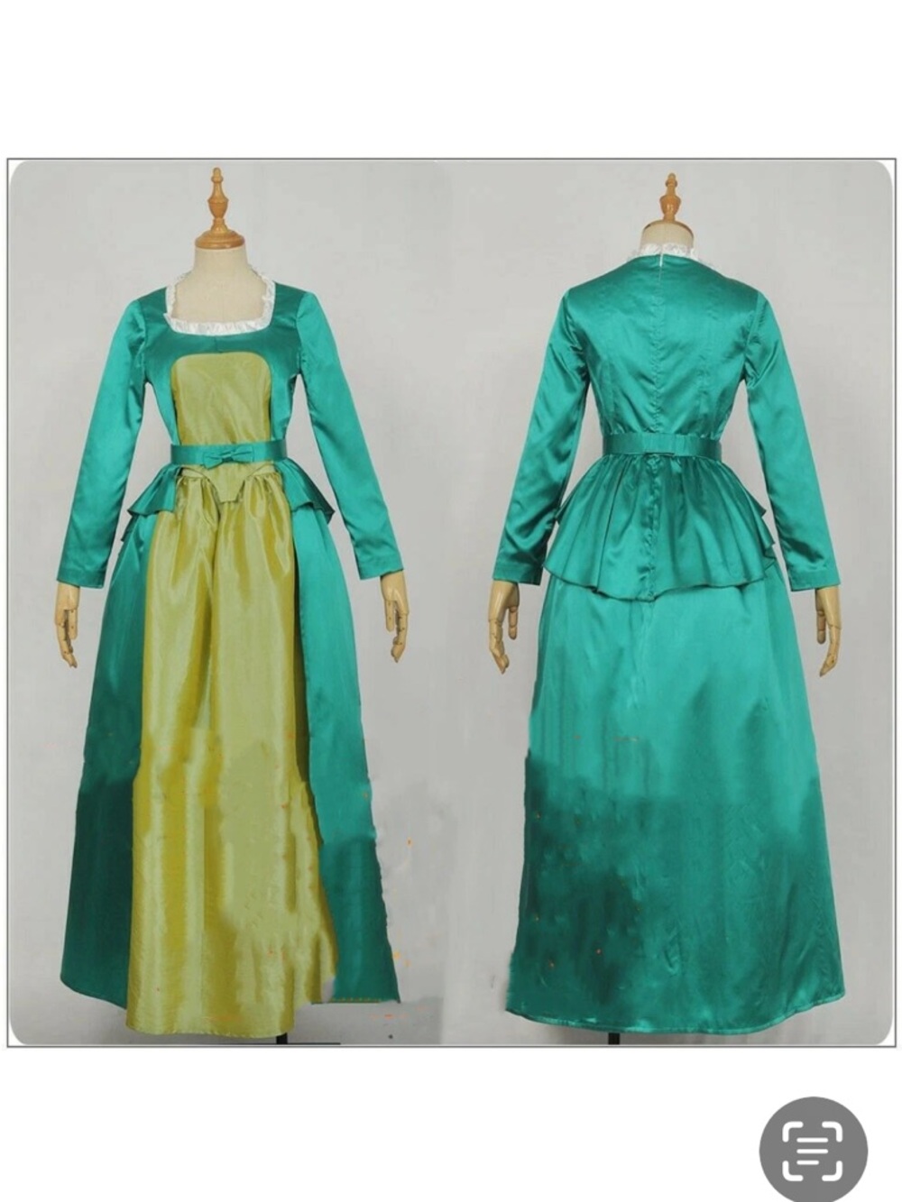 Musical Rock Opera Hamilton Eliza Schuyler Hamilton Dress ConcertCosplay NWT XXL